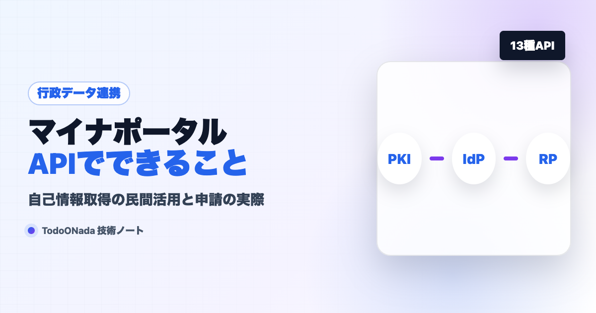 マイナポータルAPI連携でできること